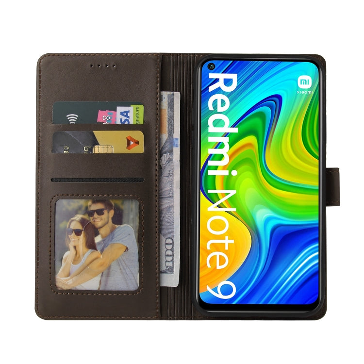 For Xiaomi Redmi Note 9 / 10X 4G GQUTROBE Skin Feel Magnetic Leather Phone Case