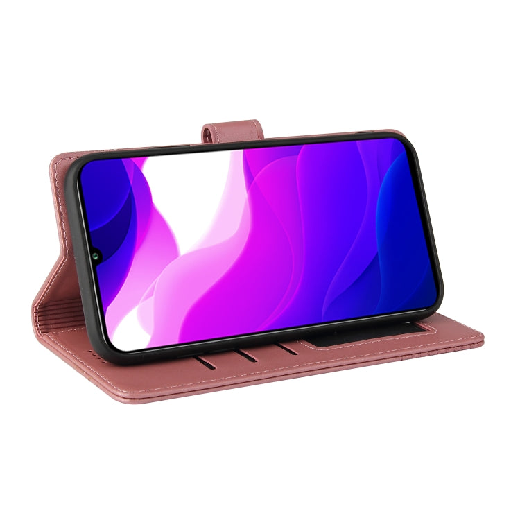 For Xiaomi Mi 10 Lite GQUTROBE Skin Feel Magnetic Leather Phone Case