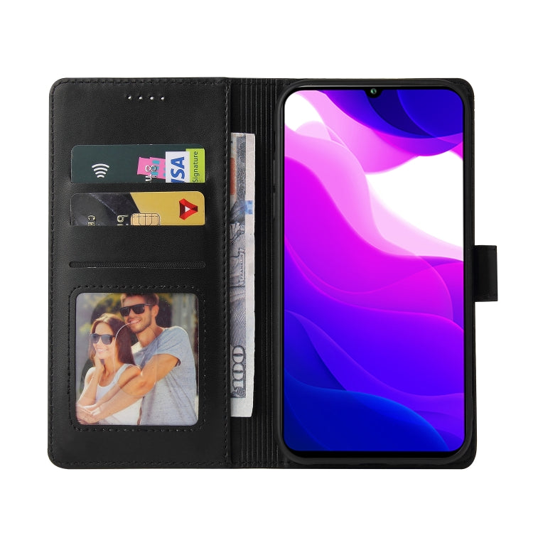 For Xiaomi Mi 10 Lite GQUTROBE Skin Feel Magnetic Leather Phone Case