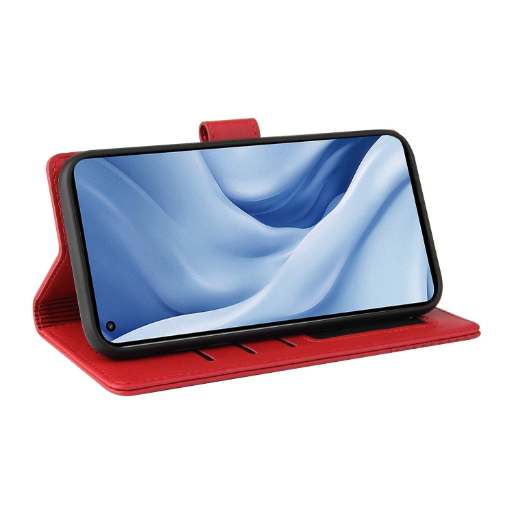 For Xiaomi Mi 11 Lite GQUTROBE Skin Feel Magnetic Leather Phone Case