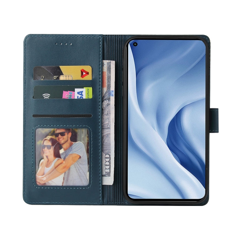 For Xiaomi Mi 11 Lite GQUTROBE Skin Feel Magnetic Leather Phone Case