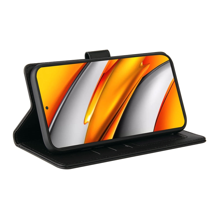 For Xiaomi Poco F3 GQUTROBE Skin Feel Magnetic Leather Phone Case