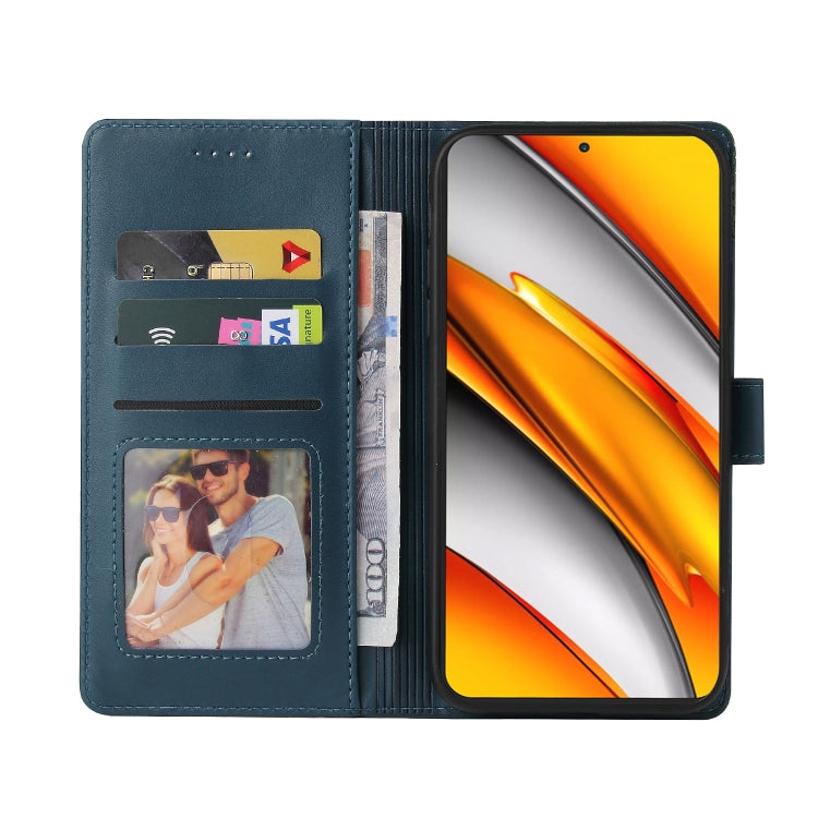 For Xiaomi Poco F3 GQUTROBE Skin Feel Magnetic Leather Phone Case