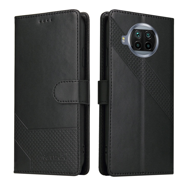 For Xiaomi Mi 10T Lite GQUTROBE Skin Feel Magnetic Leather Phone Case