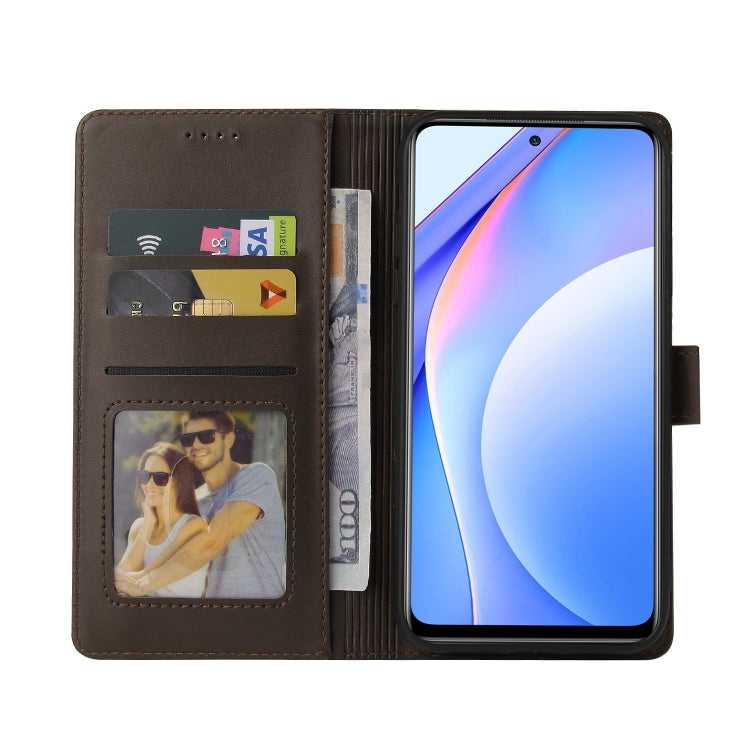 For Xiaomi Mi 10T Lite GQUTROBE Skin Feel Magnetic Leather Phone Case