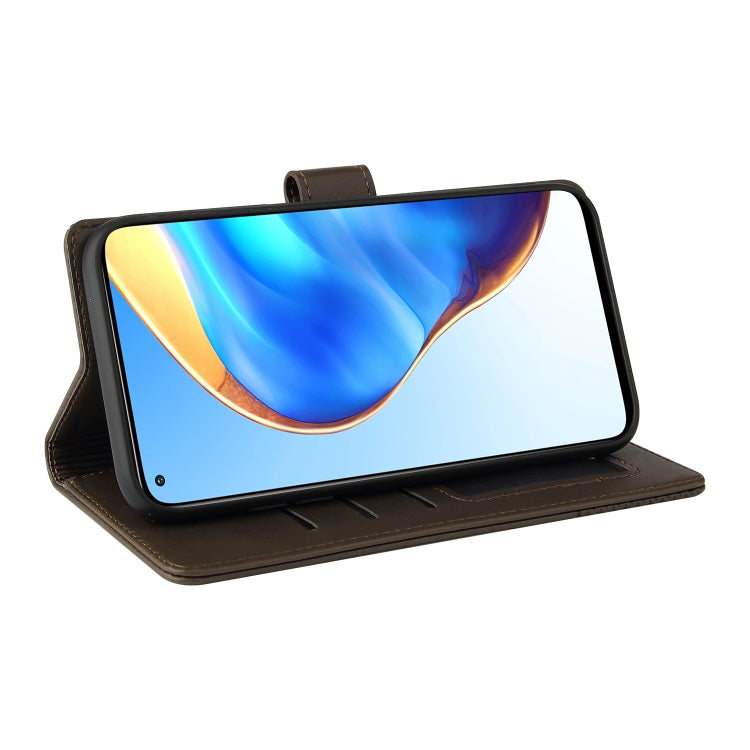 For Xiaomi Mi 10T Pro GQUTROBE Skin Feel Magnetic Leather Phone Case