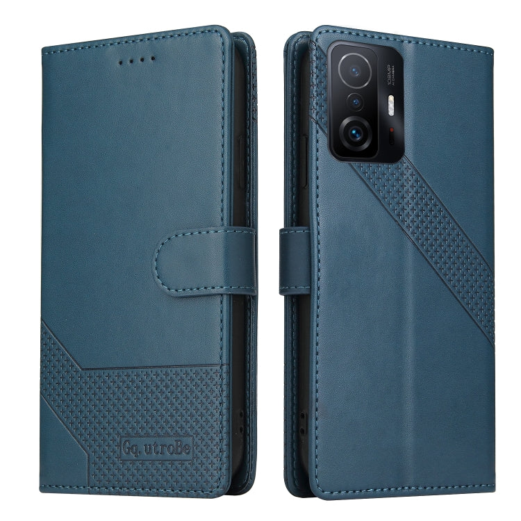 For Xiaomi 11T / 11T Pro GQUTROBE Skin Feel Magnetic Leather Phone Case