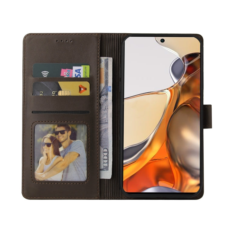 For Xiaomi 11T / 11T Pro GQUTROBE Skin Feel Magnetic Leather Phone Case