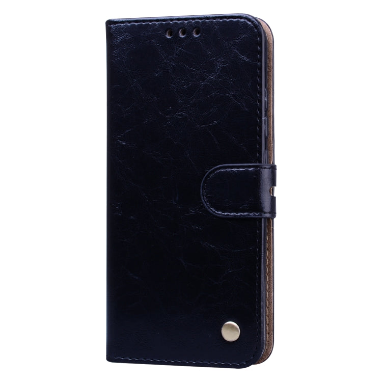 For Xiaomi Mi A3 Business Style Oil Wax Texture Horizontal Flip Leather Case, with Holder & Card Slots & Wallet