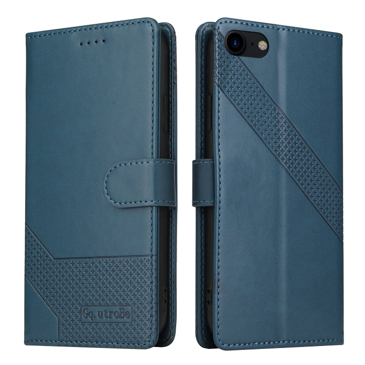 For iPhone SE 2022 / SE 2020 / 8 / 7 GQUTROBE Skin Feel Magnetic Leather Phone Case
