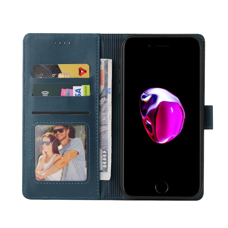 For iPhone SE 2022 / SE 2020 / 8 / 7 GQUTROBE Skin Feel Magnetic Leather Phone Case