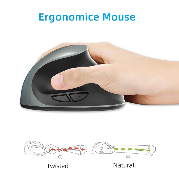 X10 2.4G Wireless Rechargeable Vertical Ergonomic Gaming Mouse