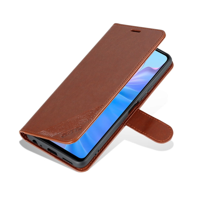 For vivo Y77e/Y77 5G Global AZNS Sheepskin Texture Flip Leather Phone Case