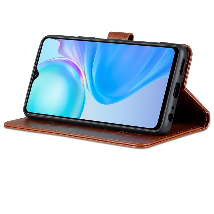 For vivo Y77e/Y77 5G Global AZNS Sheepskin Texture Flip Leather Phone Case