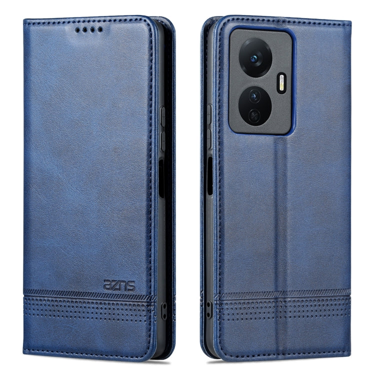 For vivo Y77e/Y77 5G Global AZNS Magnetic Calf Texture Leather Phone Case