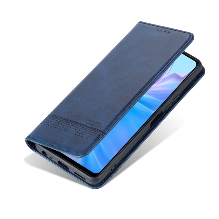 For vivo Y77e/Y77 5G Global AZNS Magnetic Calf Texture Leather Phone Case
