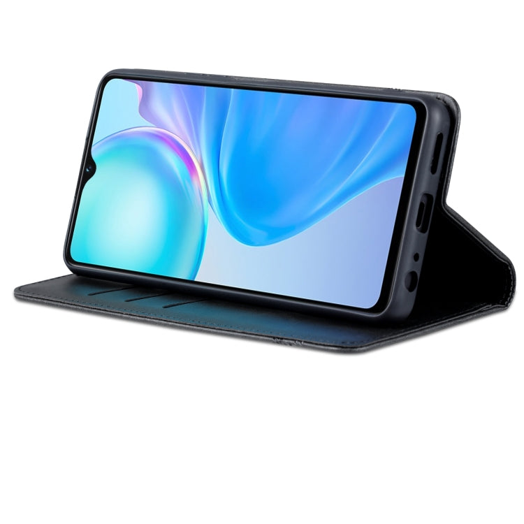 For vivo Y77e/Y77 5G Global AZNS Magnetic Calf Texture Leather Phone Case