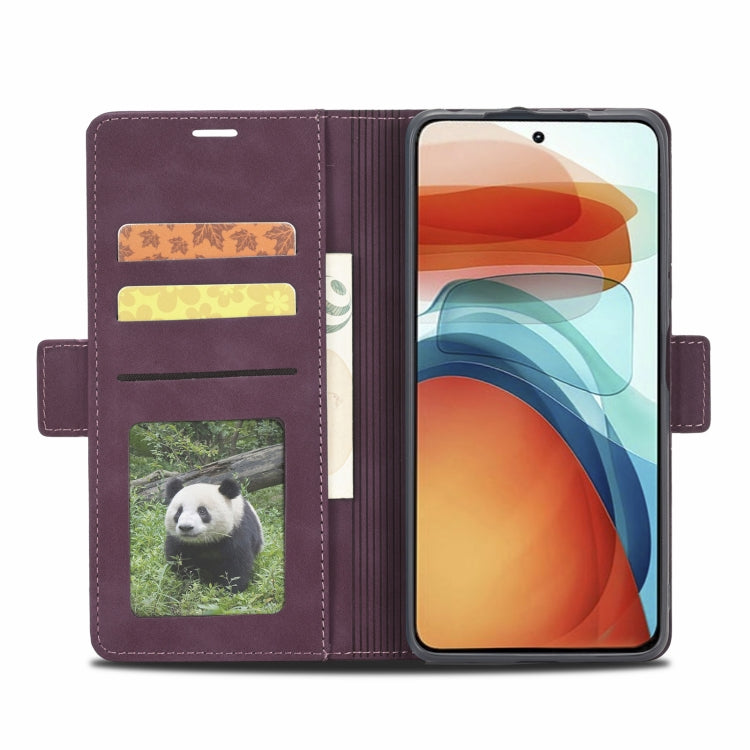 For Xiaomi Redmi Note 10 Pro / Note 10 Pro Max Forwenw Dual-side Buckle Leather Phone Case