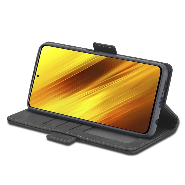 For Xiaomi Poco X3 Pro / X3 / X3 NFC Forwenw Dual-side Buckle Leather Phone Case