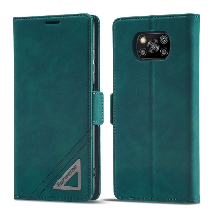 For Xiaomi Poco X3 Pro / X3 / X3 NFC Forwenw Dual-side Buckle Leather Phone Case