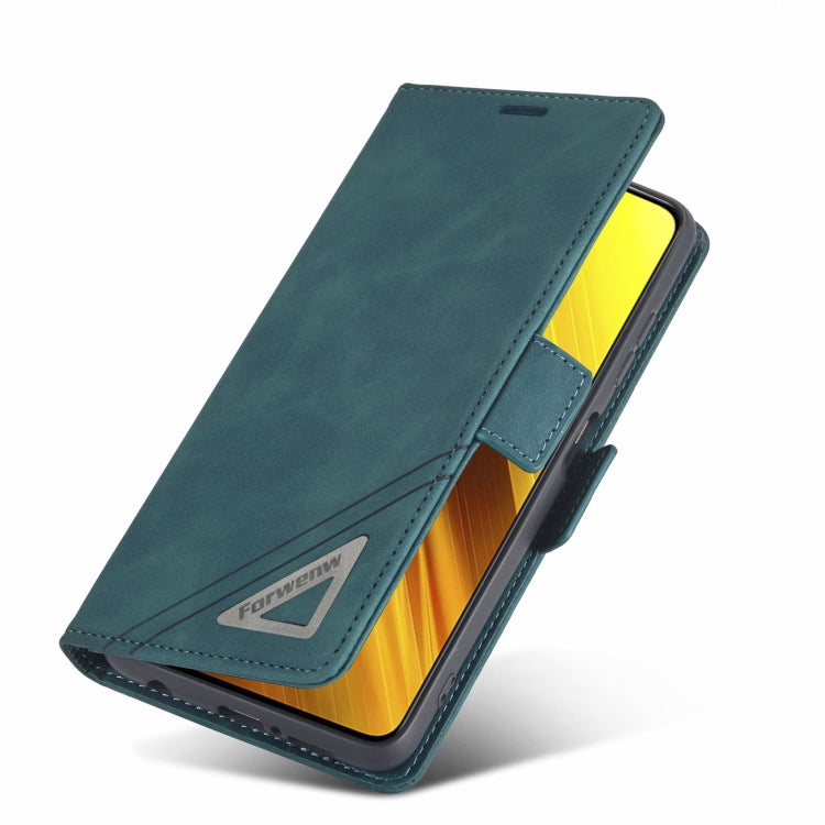 For Xiaomi Poco X3 Pro / X3 / X3 NFC Forwenw Dual-side Buckle Leather Phone Case