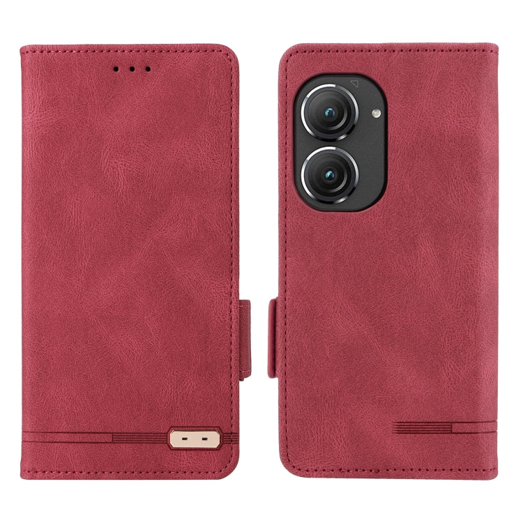 For Asus Zenfone 9 Magnetic Clasp Flip Leather Phone Case