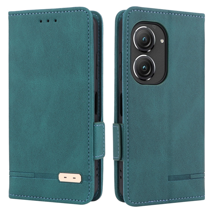 For Asus Zenfone 9 Magnetic Clasp Flip Leather Phone Case