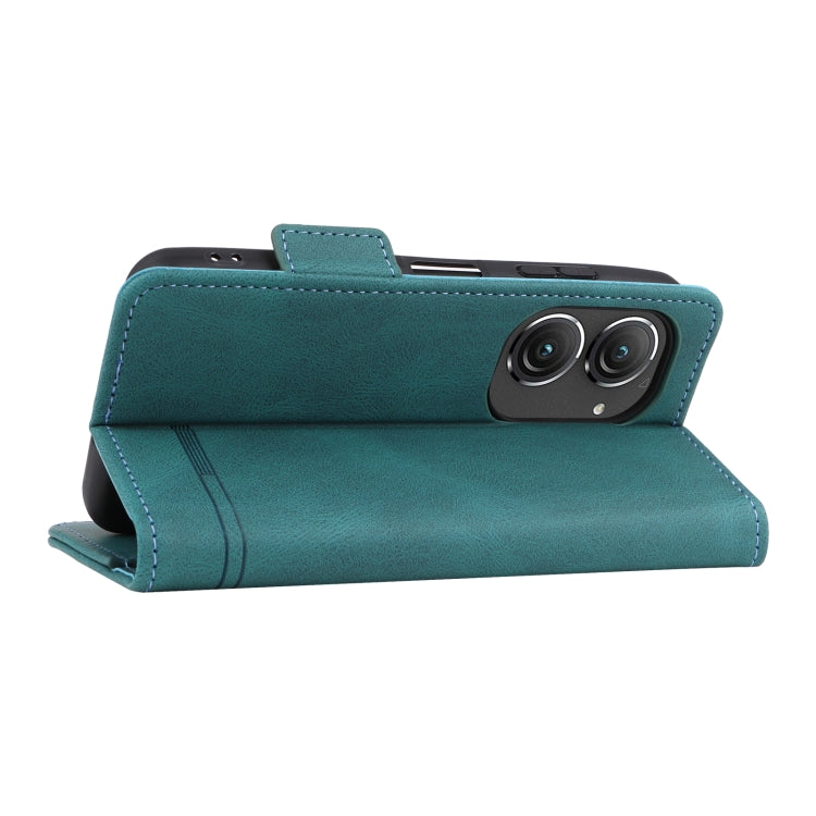 For Asus Zenfone 9 Magnetic Clasp Flip Leather Phone Case