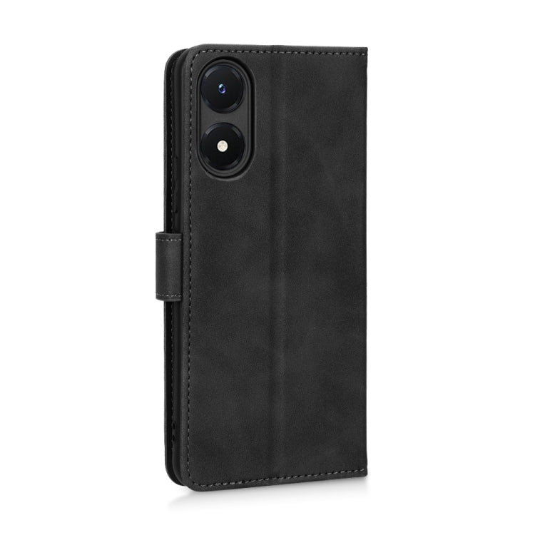 For vivo Y02s Skin Feel Magnetic Flip Leather Phone Case
