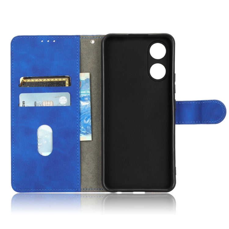 For vivo Y02s Skin Feel Magnetic Flip Leather Phone Case