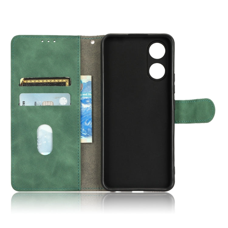 For vivo Y02s Skin Feel Magnetic Flip Leather Phone Case
