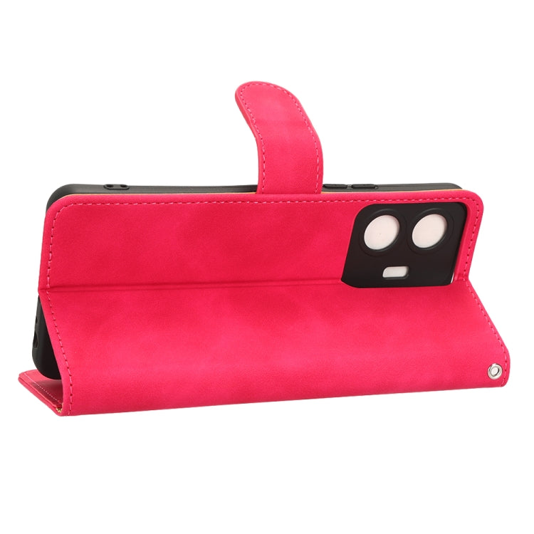 For vivo Y77 Global Skin Feel Magnetic Flip Leather Phone Case