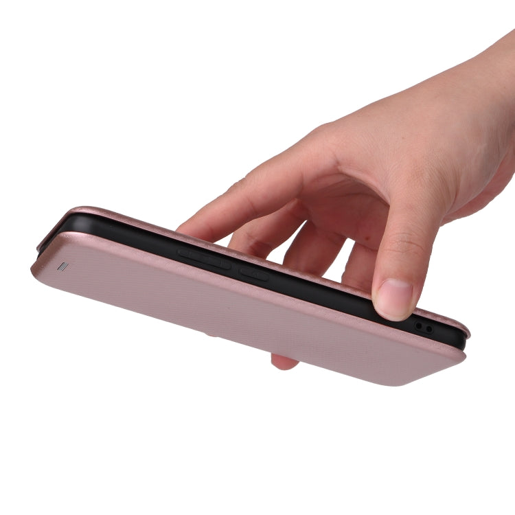 For Xiaomi 12T / 12T Pro / Redmi K50 Ultra Carbon Fiber Texture Flip Leather Phone Case