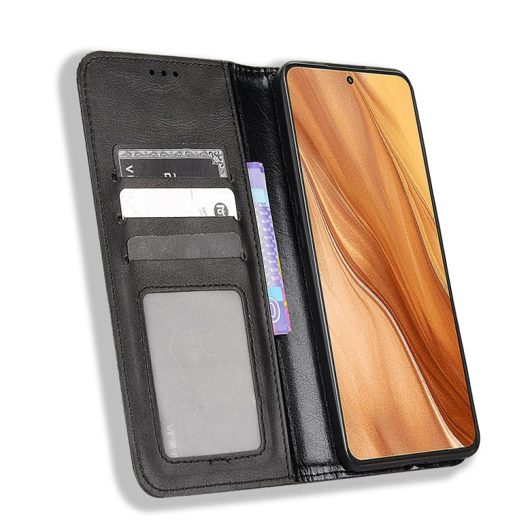 For Realme GT2 Explorer Master Magnetic Buckle Retro Texture Leather Phone Case