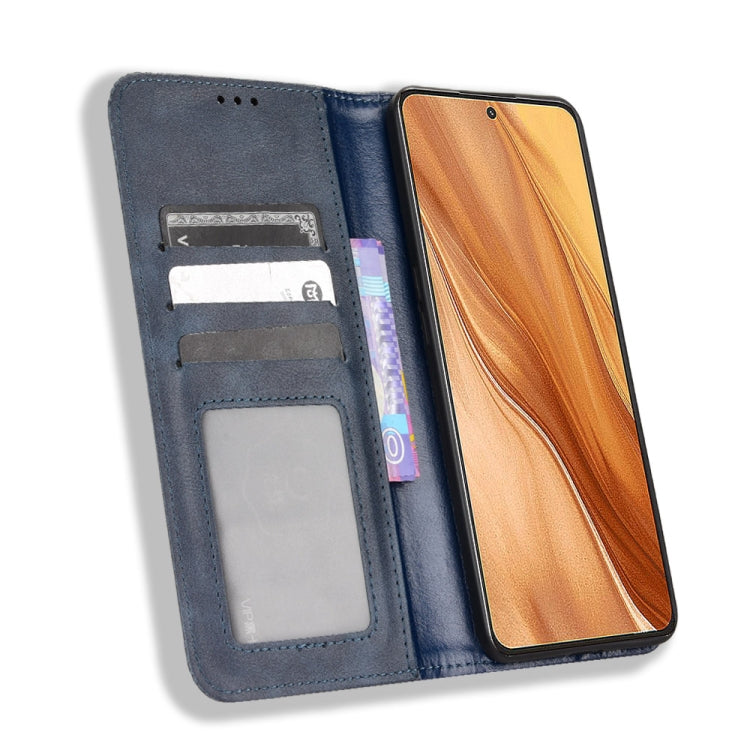 For Realme GT2 Explorer Master Magnetic Buckle Retro Texture Leather Phone Case