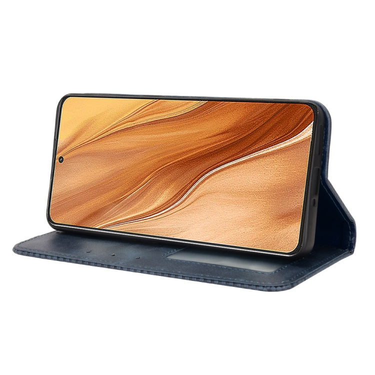 For Realme GT2 Explorer Master Magnetic Buckle Retro Texture Leather Phone Case