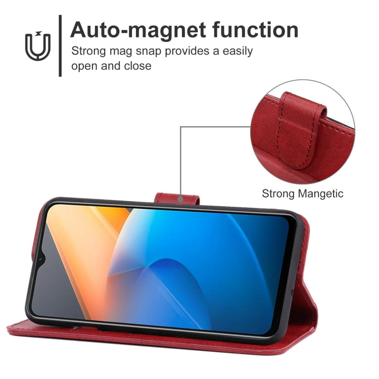 For vivo iQOO Z6x Leather Phone Case