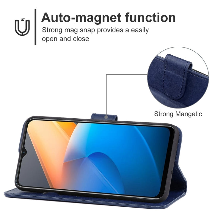 For vivo iQOO Z6x Leather Phone Case