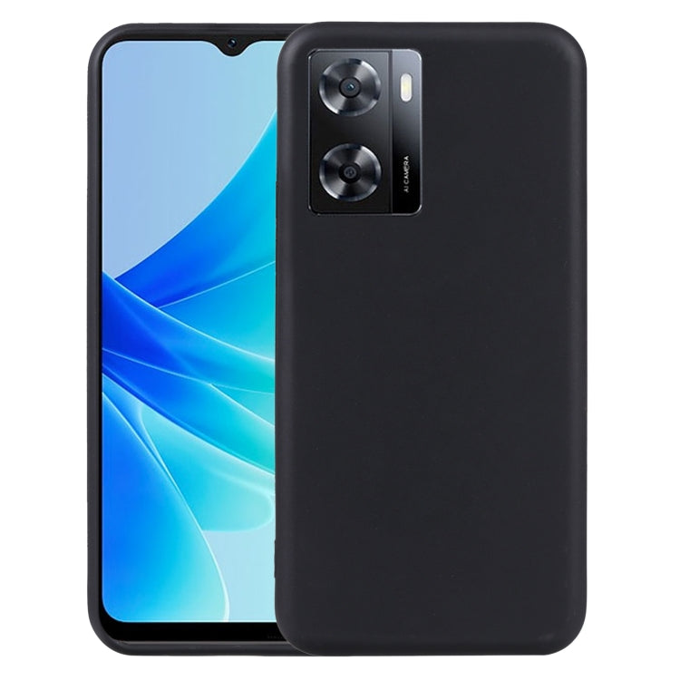 For OPPO A57e TPU Phone Case(Black)