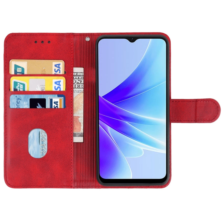 For OPPO A57s Leather Phone Case