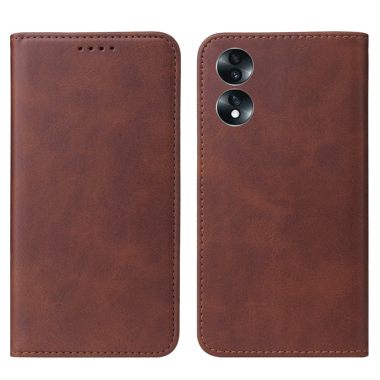 For Honor 70 Magnetic Closure Leather Phone Case