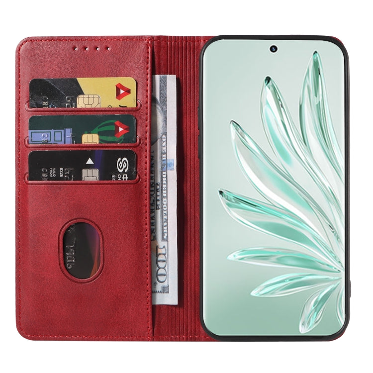 For Honor 70 Magnetic Closure Leather Phone Case