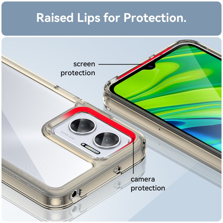 For Xiaomi Redmi 11 Prime Colorful Series Acrylic + TPU Phone Case