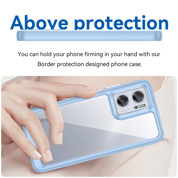 For Xiaomi Redmi 11 Prime Colorful Series Acrylic + TPU Phone Case