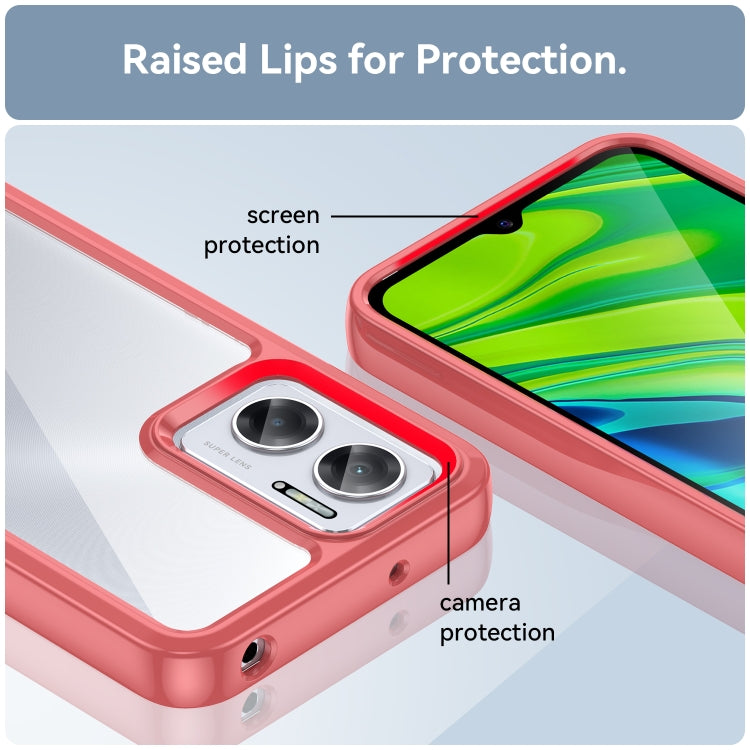 For Xiaomi Redmi 11 Prime Colorful Series Acrylic + TPU Phone Case