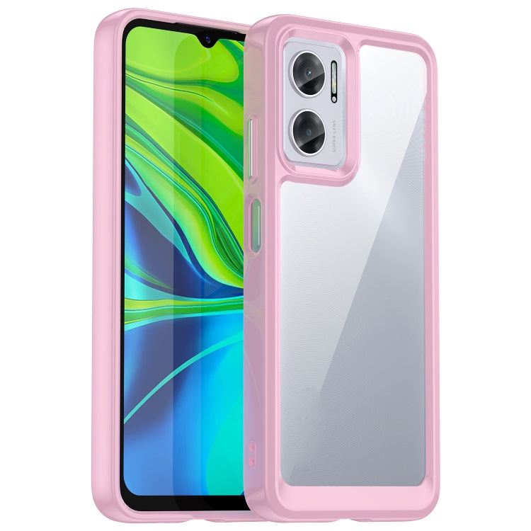 For Xiaomi Redmi 11 Prime Colorful Series Acrylic + TPU Phone Case