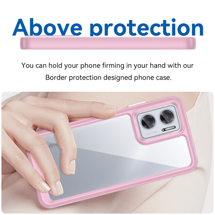 For Xiaomi Redmi 11 Prime Colorful Series Acrylic + TPU Phone Case