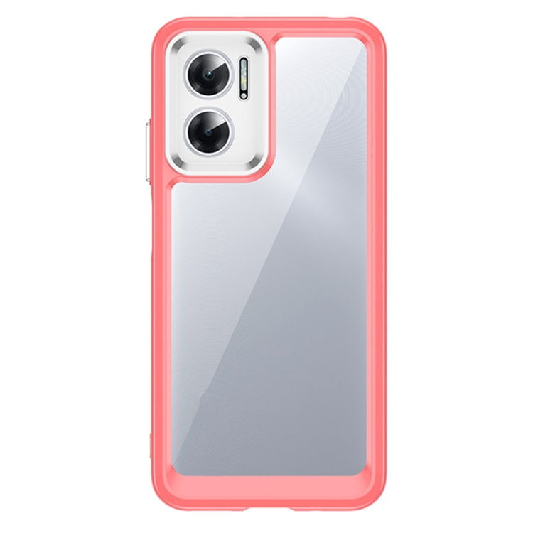 For Xiaomi Redmi 11 Prime Accurate Hole Colorful Series Acrylic + TPU Phone Case