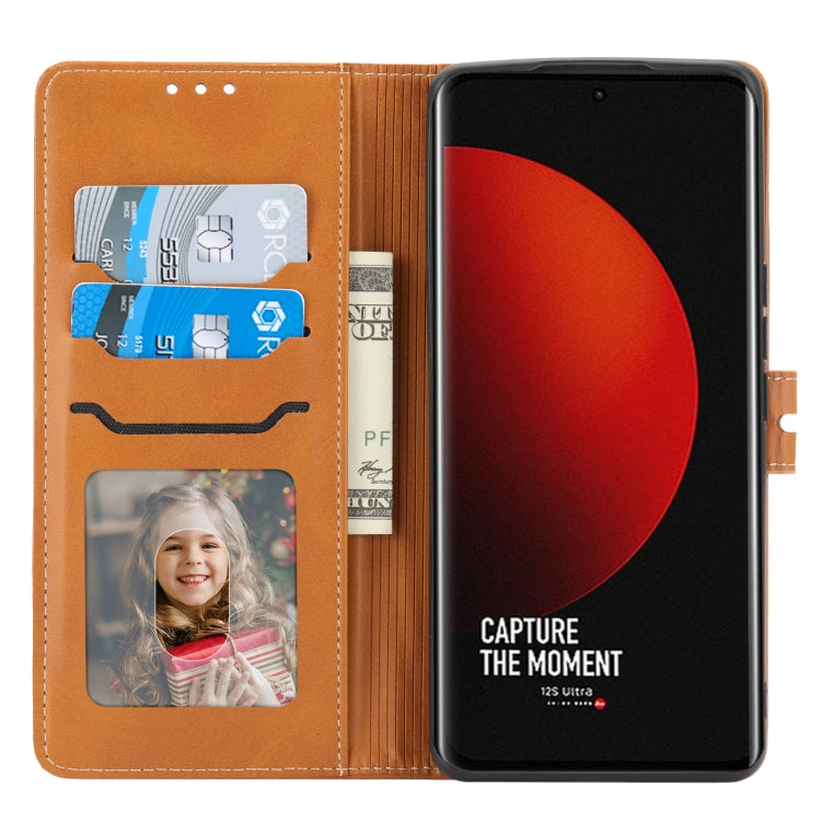 For Xiaomi 12S Ultra Embossed Happy Cat Pattern Flip Leather Phone Case