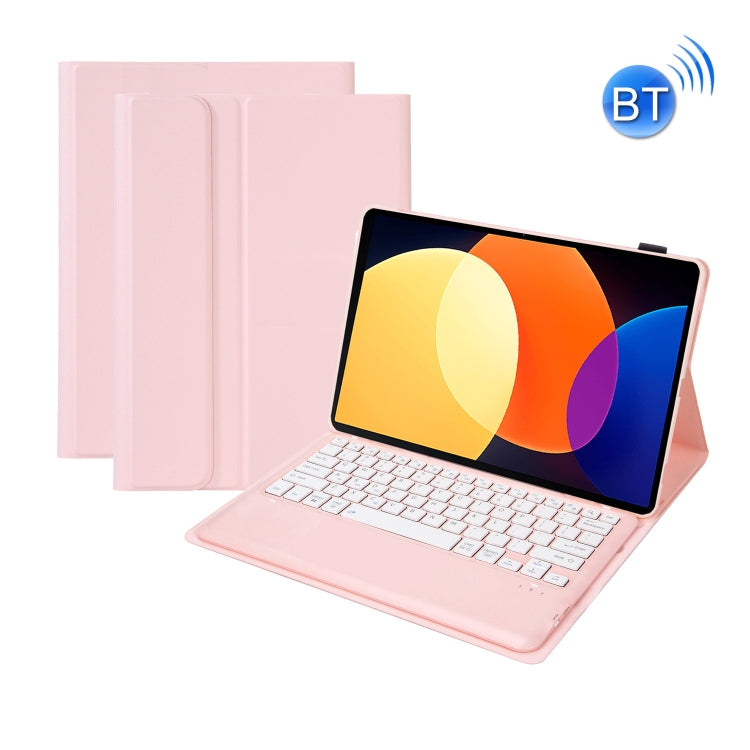A0N4 Detachable Sheep Pattern TPU Bluetooth Keyboard Tablet Leather Case For Xiaomi Pad 5 Pro 12.4
